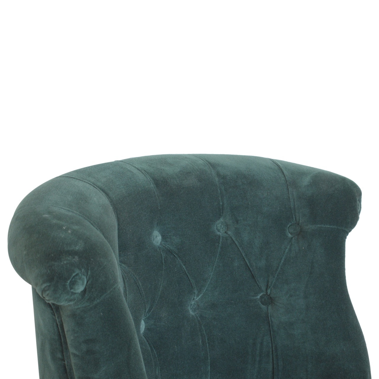 Heritage Collection Emerald Velvet Accent Chair