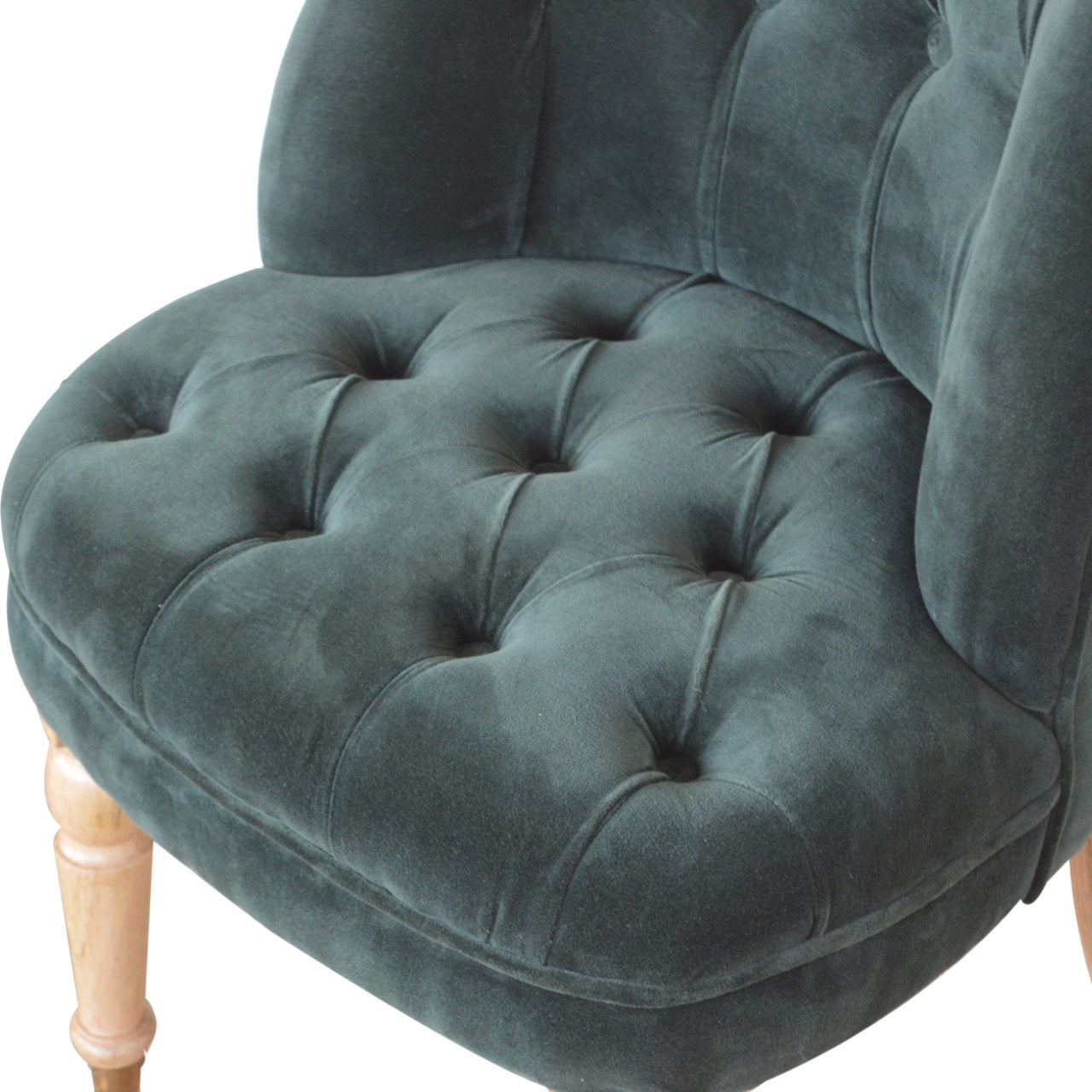 Heritage Collection Emerald Velvet Accent Chair