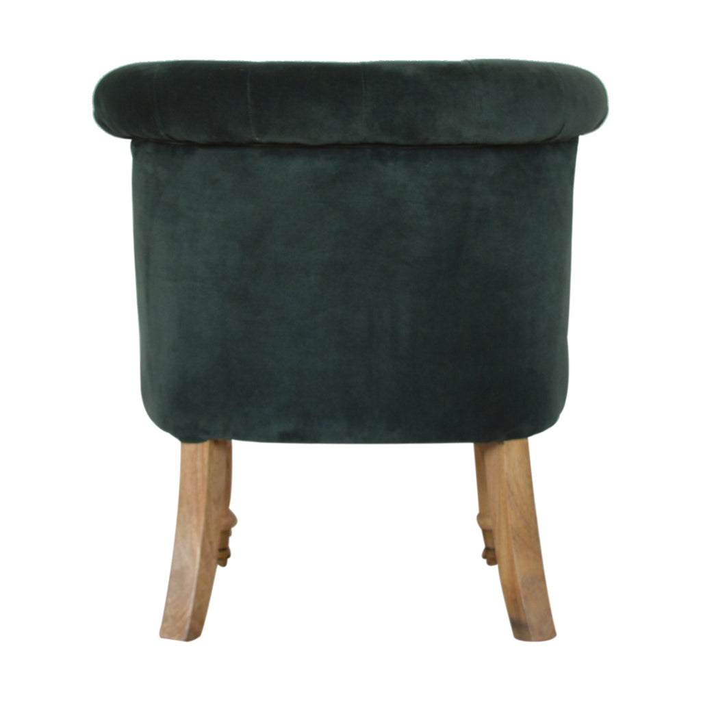 Heritage Collection Emerald Velvet Accent Chair