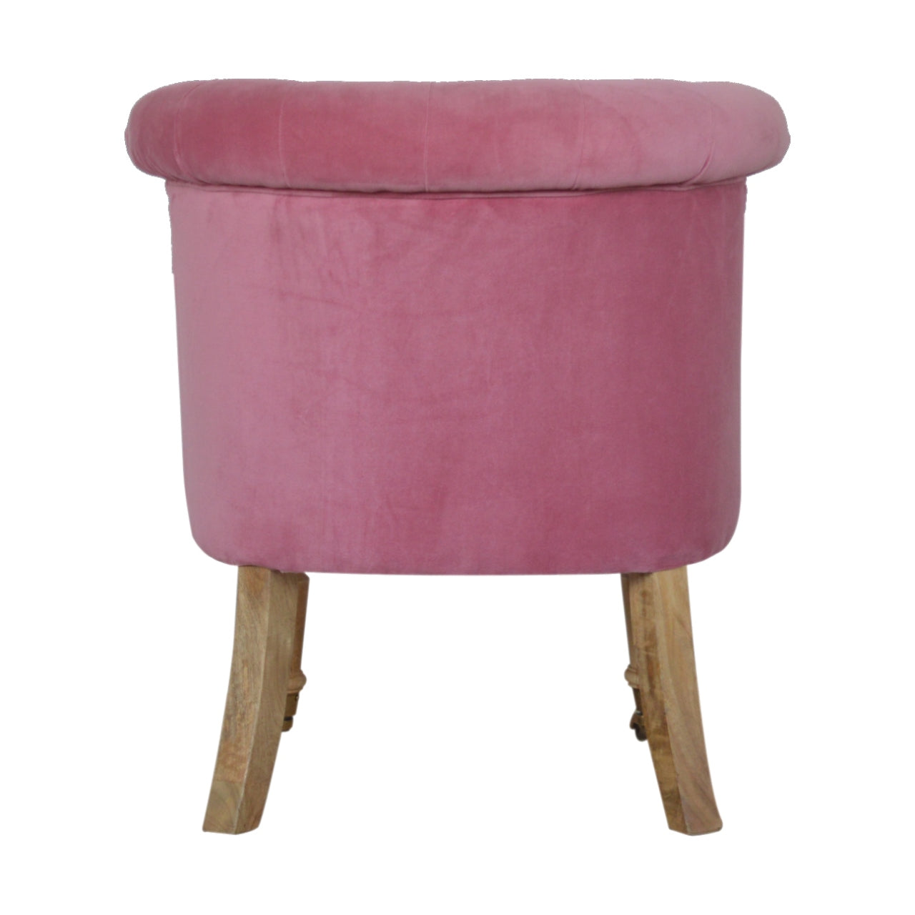 Heritage Collection Pink Velvet Accent Chair