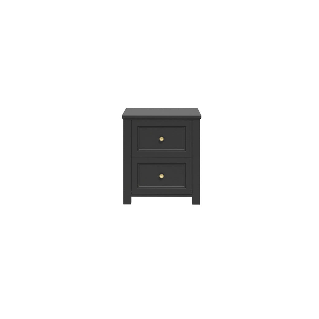 Harry Christian Home Elegance Bedroom Furniture Set in Black