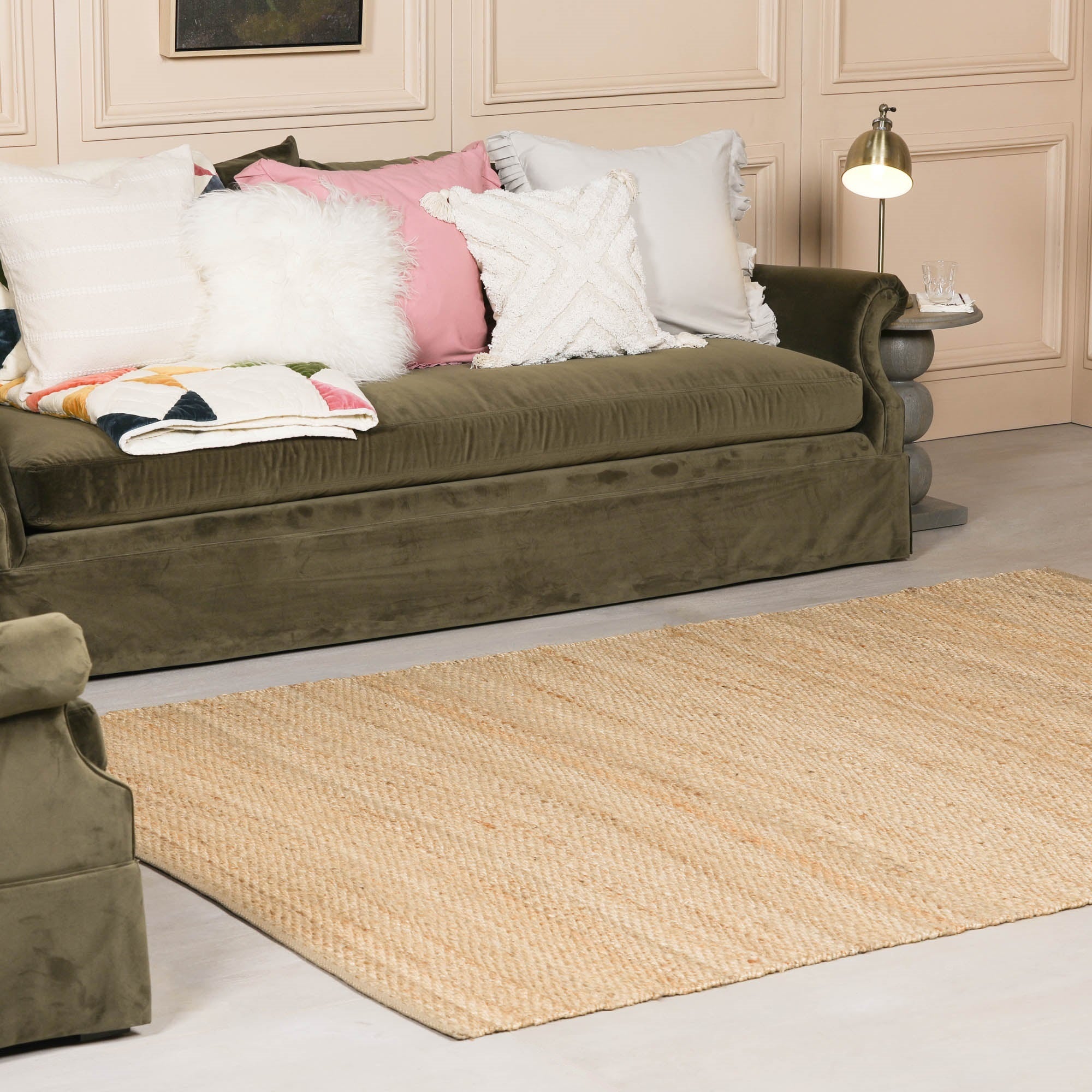 Harry Christian Home Chunky Woven Jute Rug 170x120cm