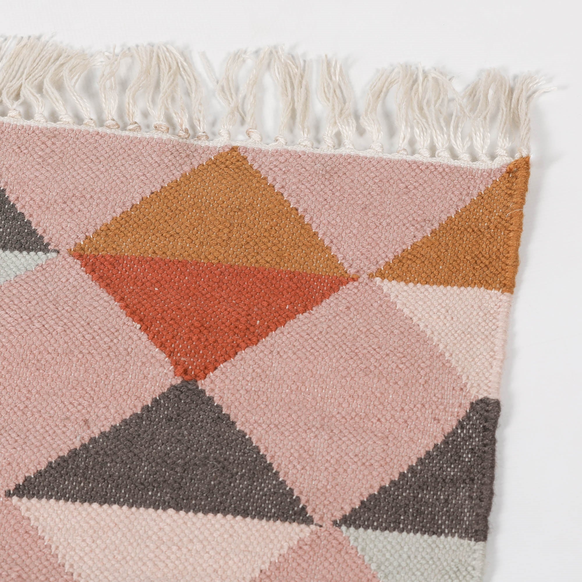 Harry Christian Home Diamond Design Multi Colour Rug 170x120cm