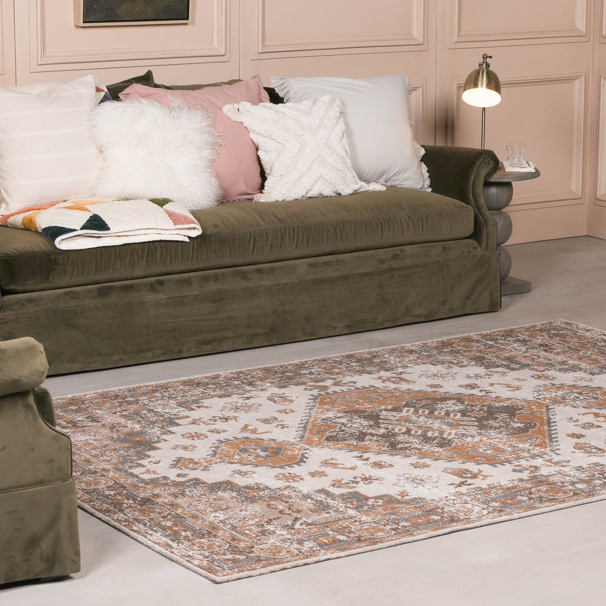 Harry Christian Home Brown Chenille Rug 260x180cm