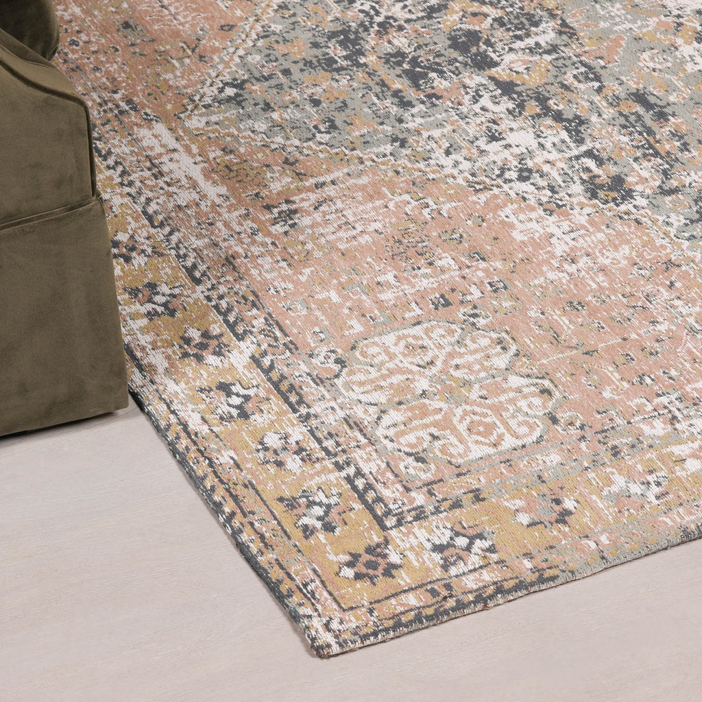 Harry Christian Home Marine Pink Chenille Washed Rug 170x120cm