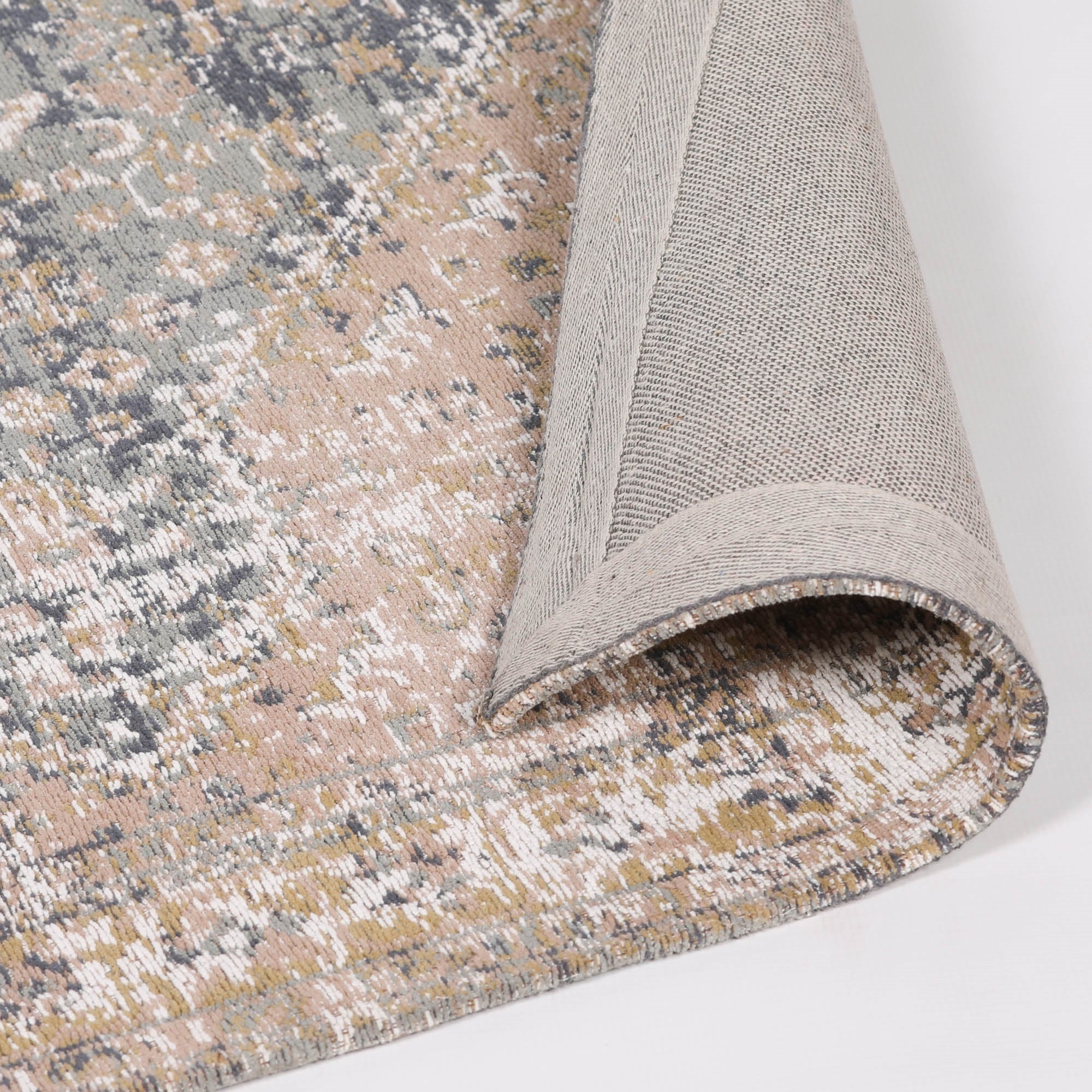 Harry Christian Home Marine Pink Chenille Washed Rug 260x180cm