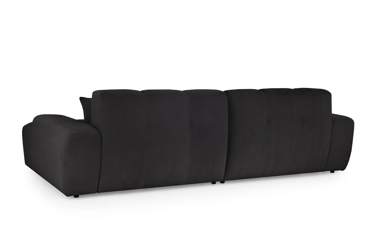 The Wiltshire Statement Right Hand Corner Sofa In Black