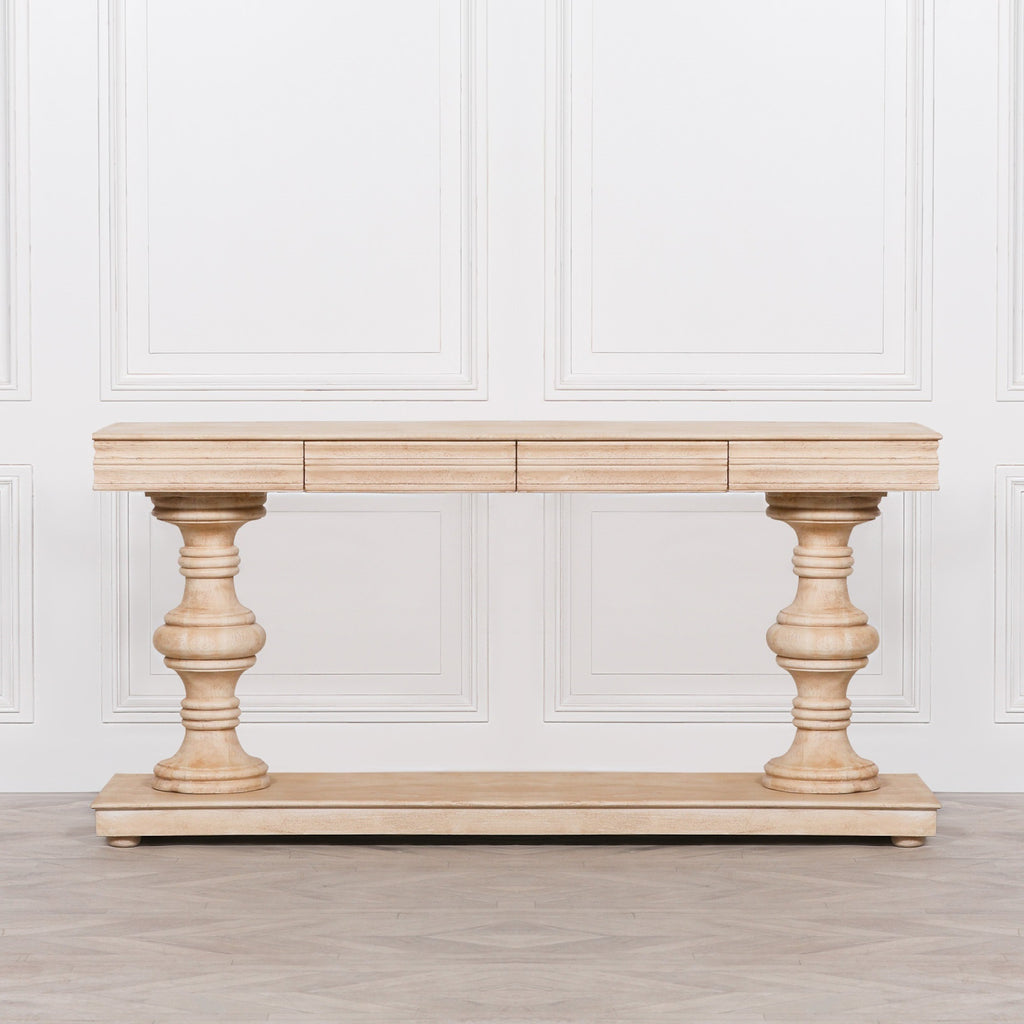 180cm Wooden Console Table with Drawers