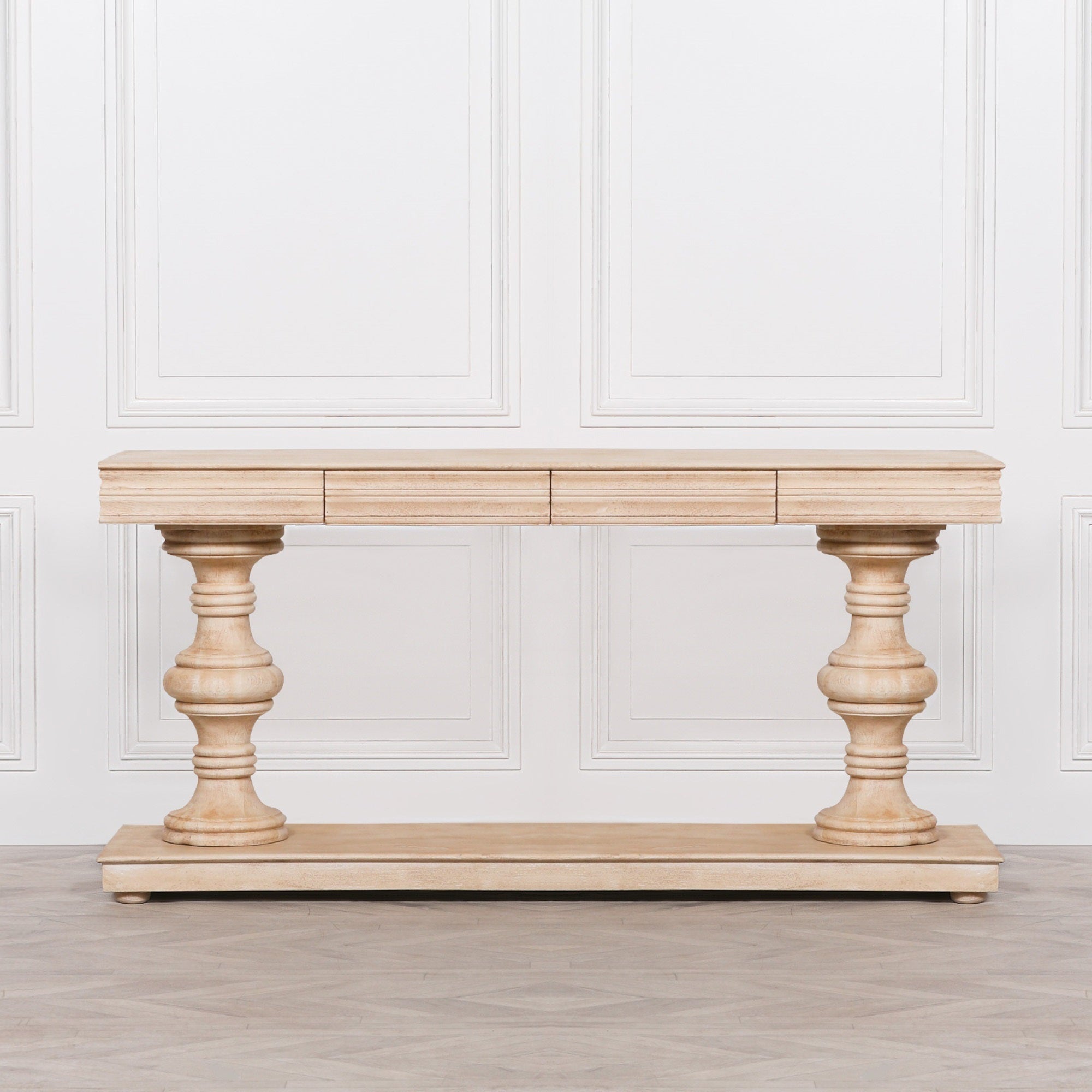 180cm Wooden Console Table with Drawers