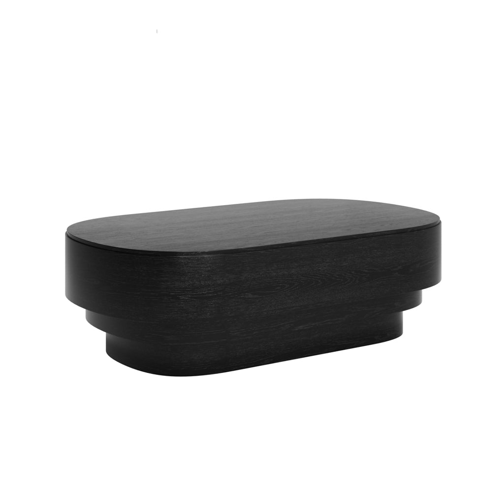 Harry Christian Home Modern Black Tiered Coffee table