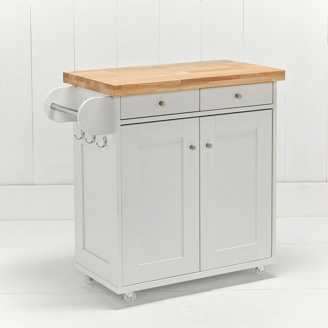 The Heritage Kitchen Island In White