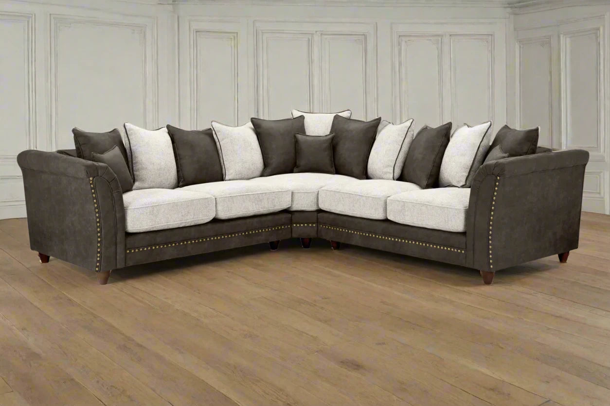 Large Corner Sofa Scatter Cushions Heritage Home UK Sofas with FREE Delivery
