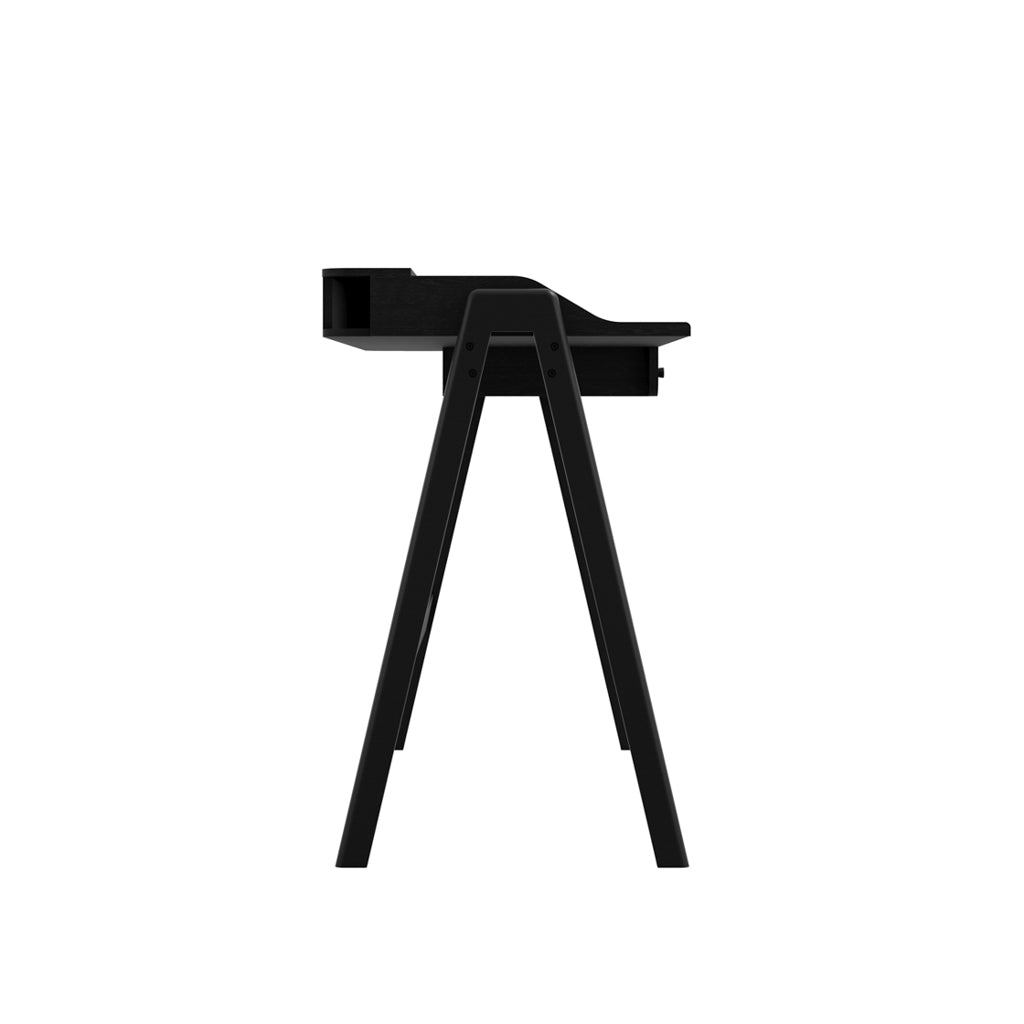 Harry Christian Home Black Wood Grain Effect Office Desk