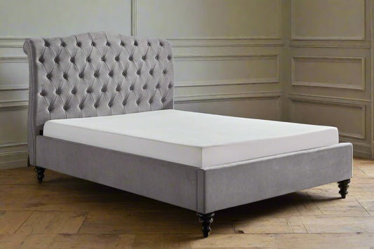 Light Grey Super King Bed Frame Heritage Home UK