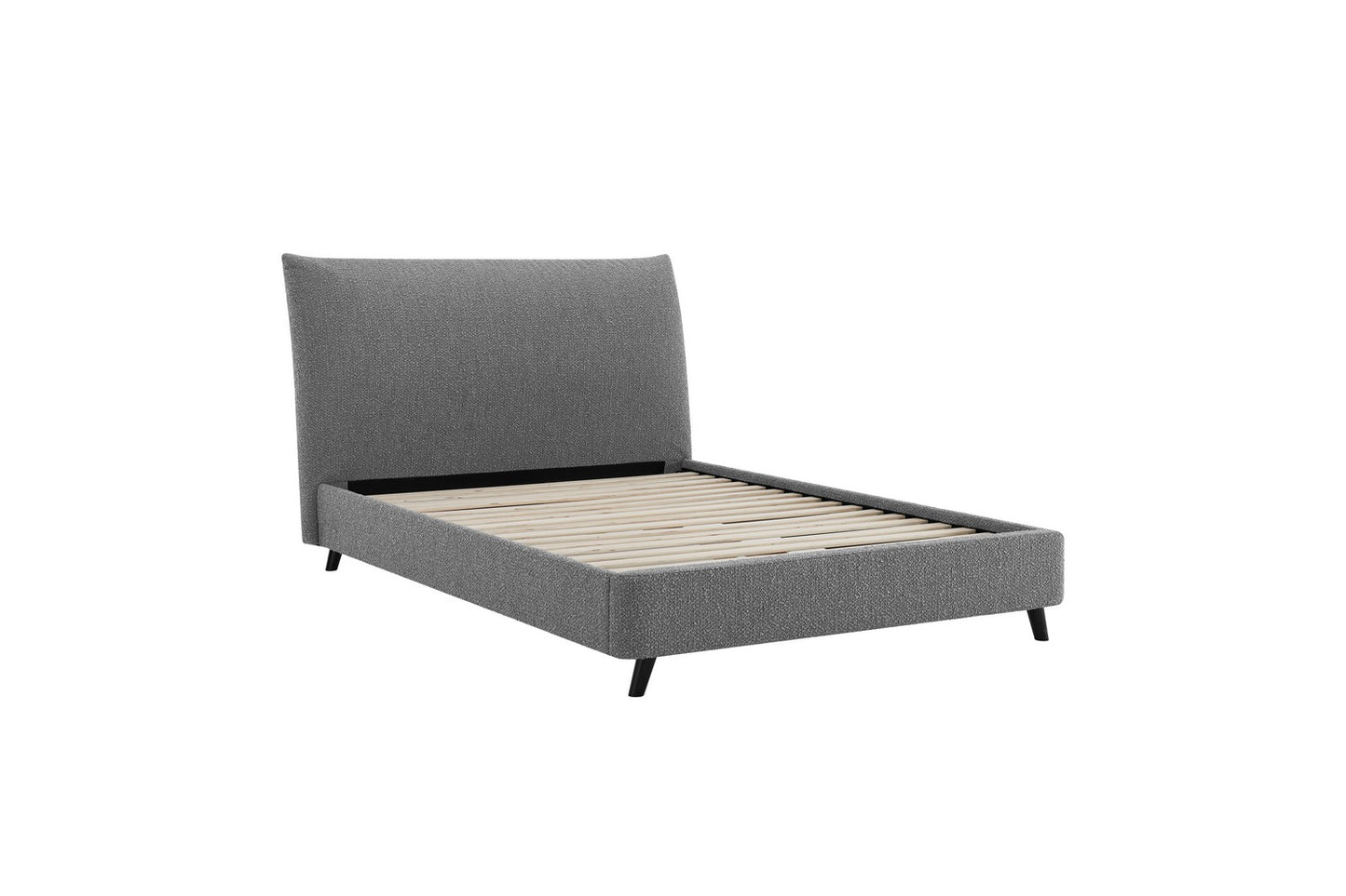 The Hampshire Double Bed In Boucle Grey