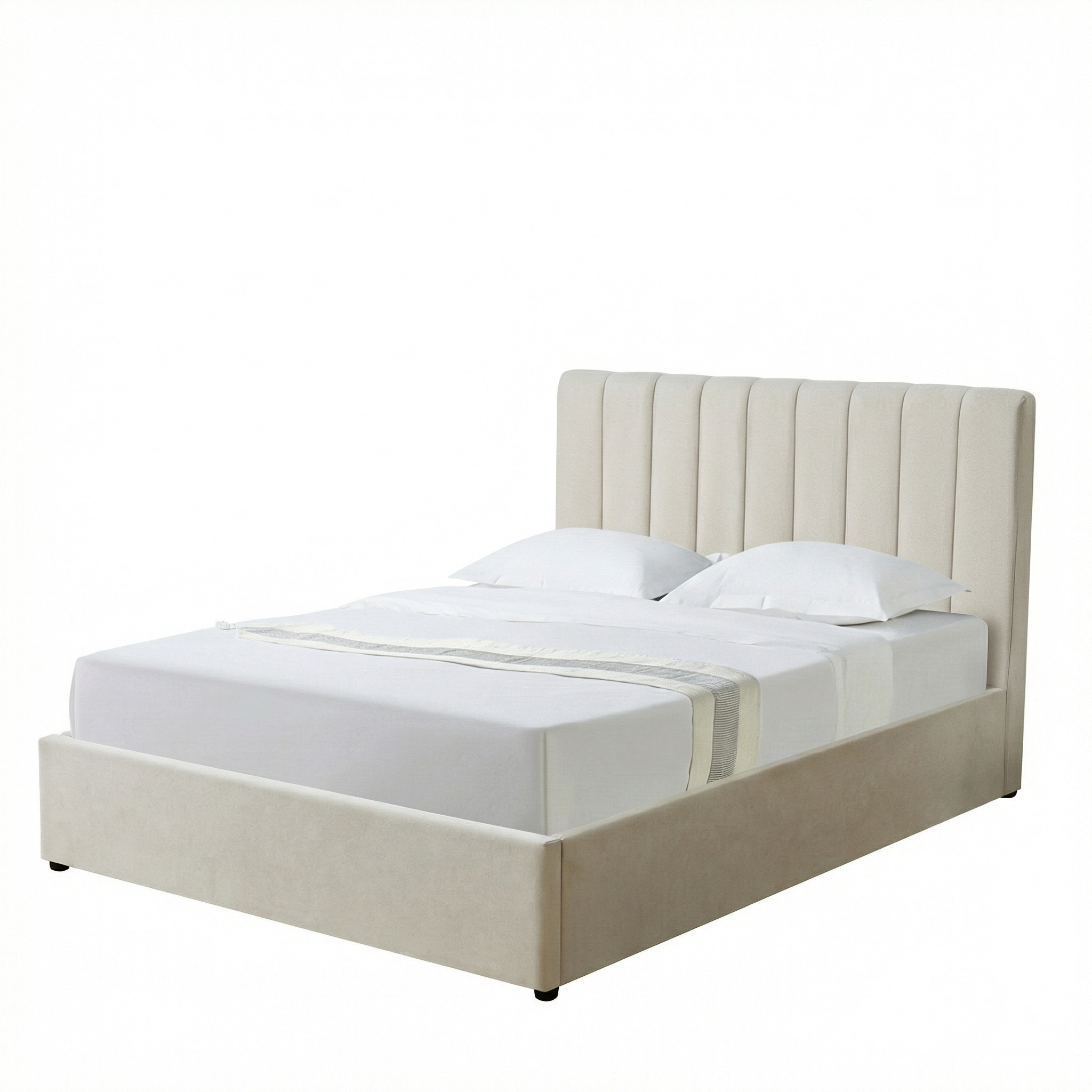 Harold Double Ottoman Storage Bed with Memory Foam Mattress (5 COLOUR CHOICES)