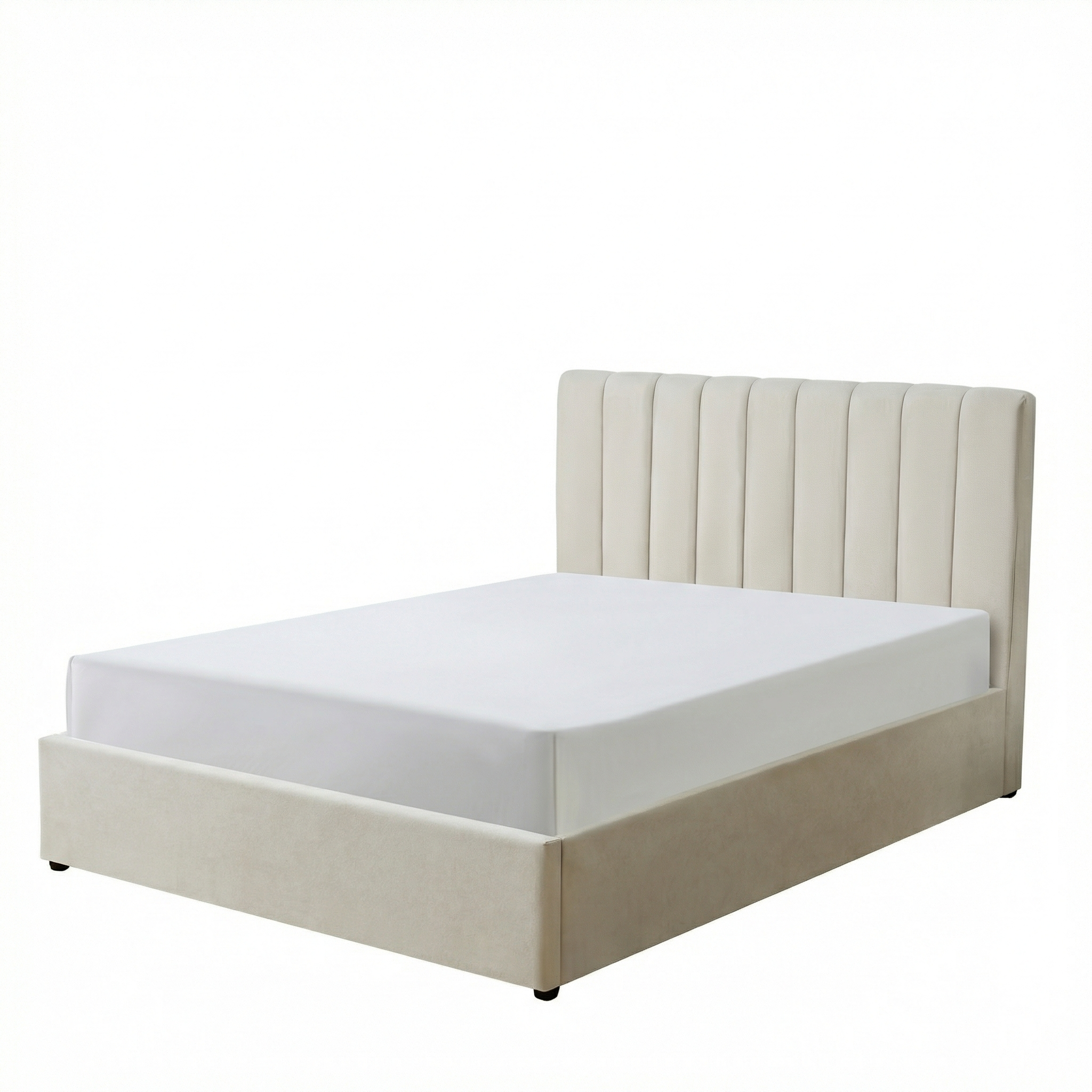 Harold Double Ottoman Storage Bed with Memory Foam Mattress (5 COLOUR CHOICES)