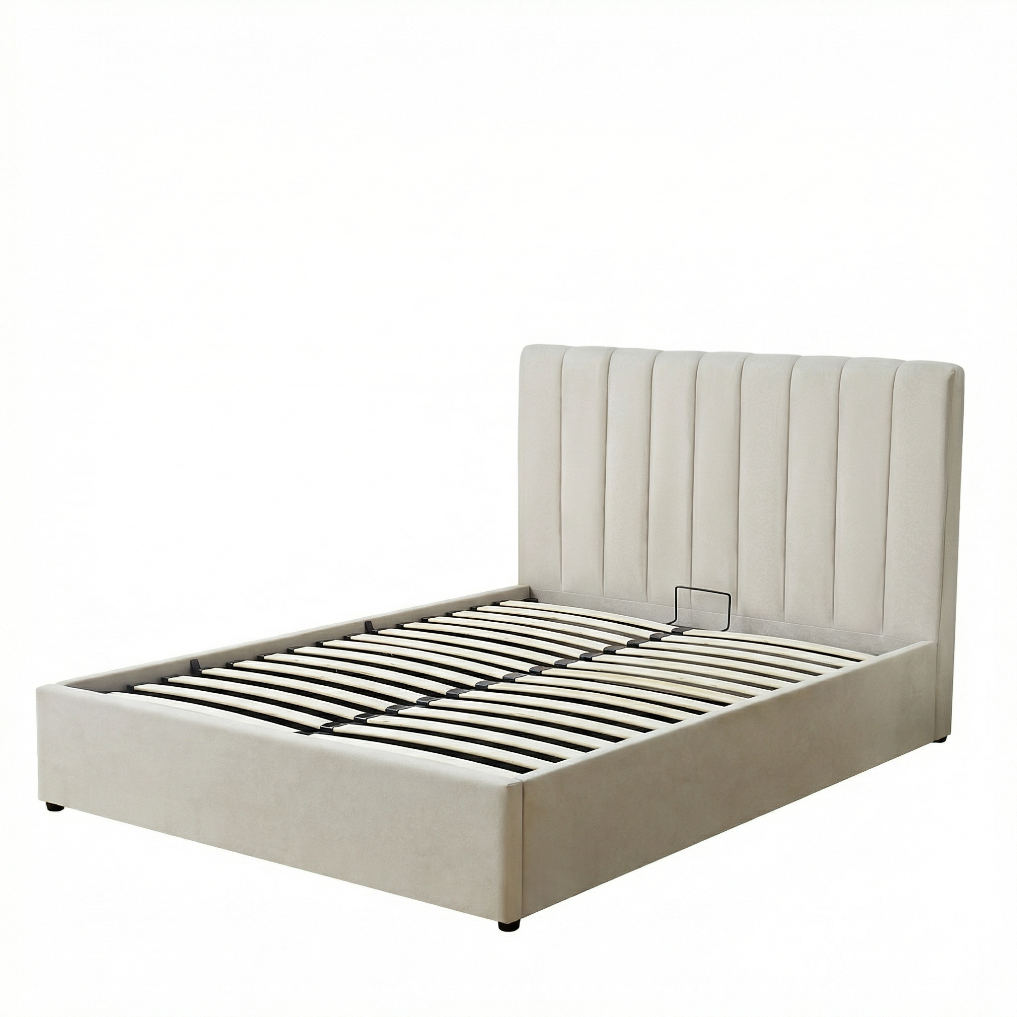 Harold Double Ottoman Storage Bed with Memory Foam Mattress (5 COLOUR CHOICES)