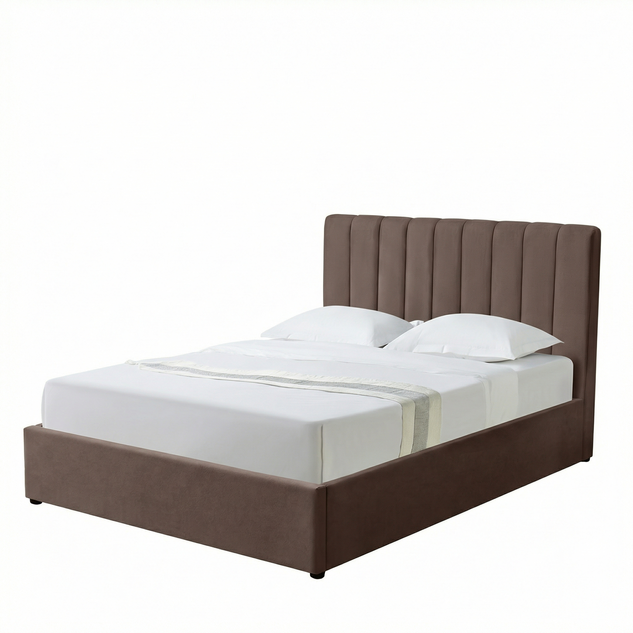 Harold Double Ottoman Storage Bed with Memory Foam Mattress (5 COLOUR CHOICES)