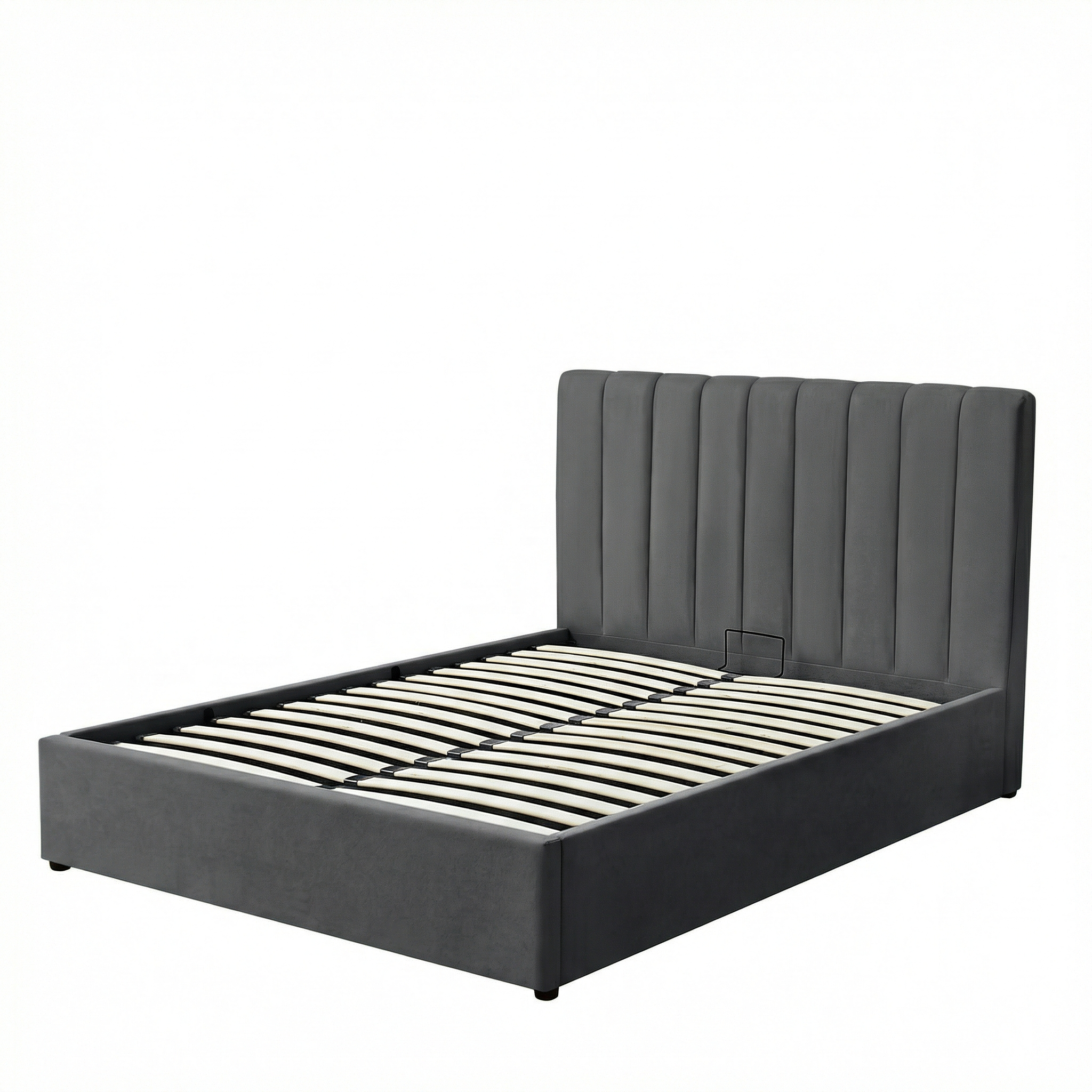 Harold Double Ottoman Storage Bed with Memory Foam Mattress (5 COLOUR CHOICES)
