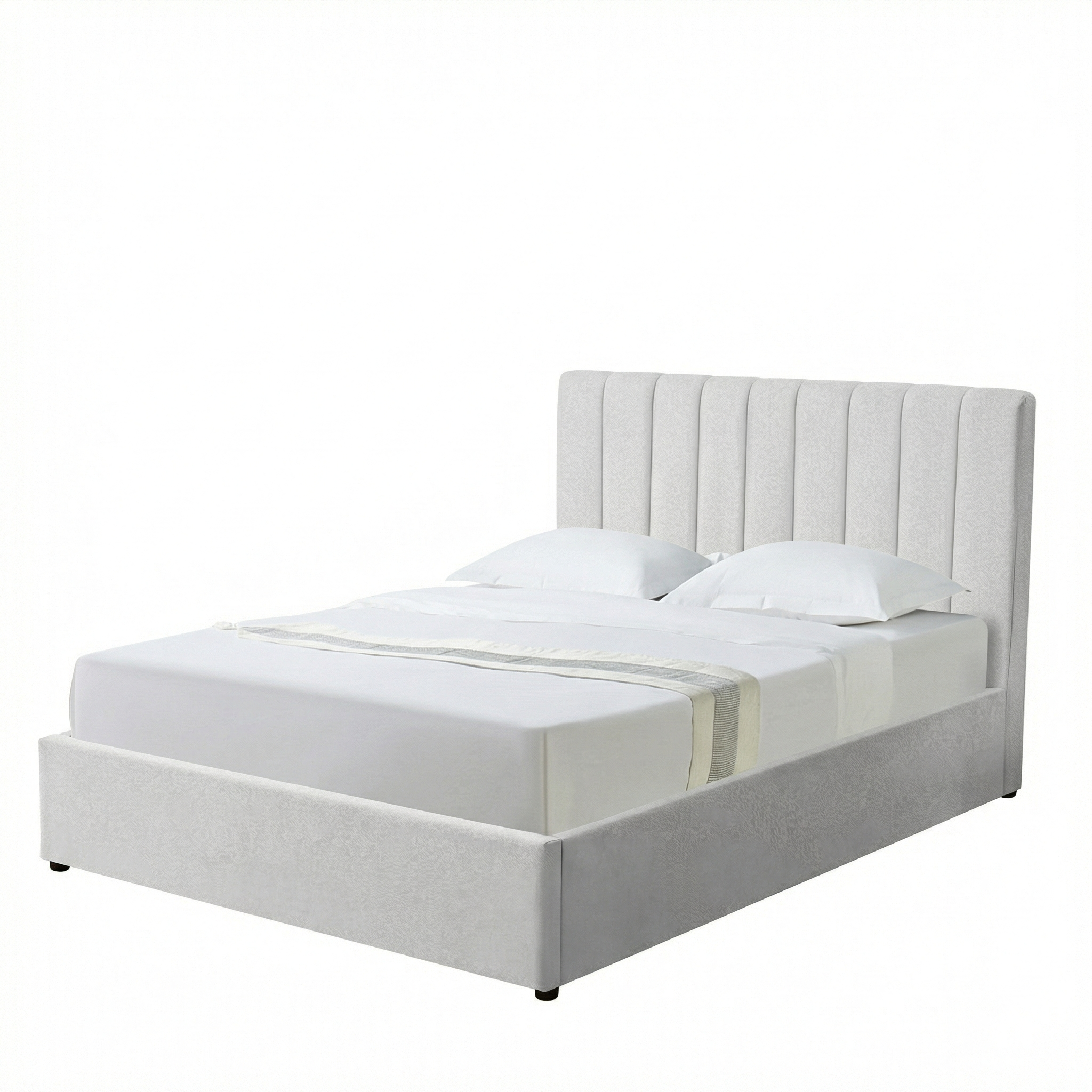 Harold Double Ottoman Storage Bed with Memory Foam Mattress (5 COLOUR CHOICES)