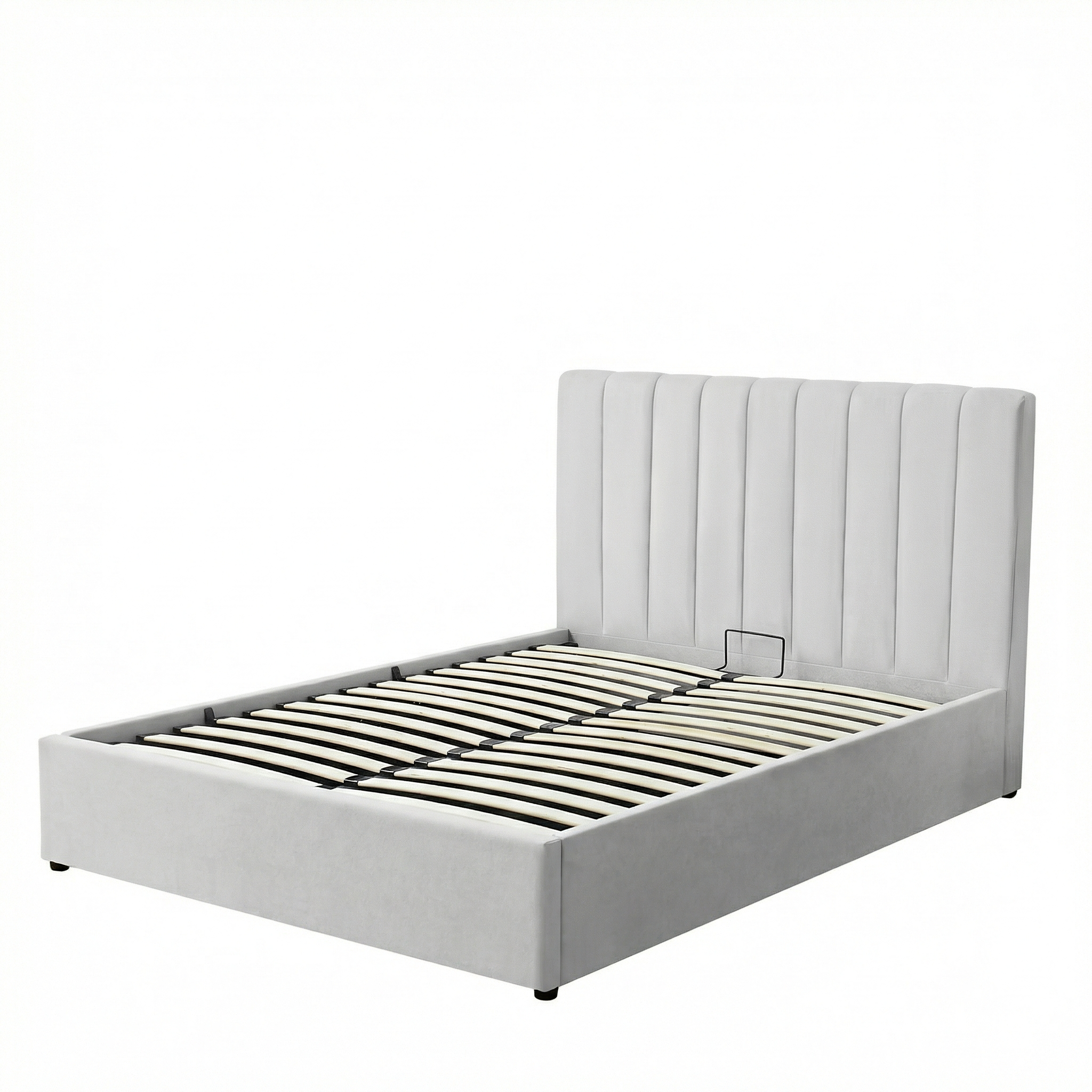 Harold Double Ottoman Storage Bed with Memory Foam Mattress (5 COLOUR CHOICES)