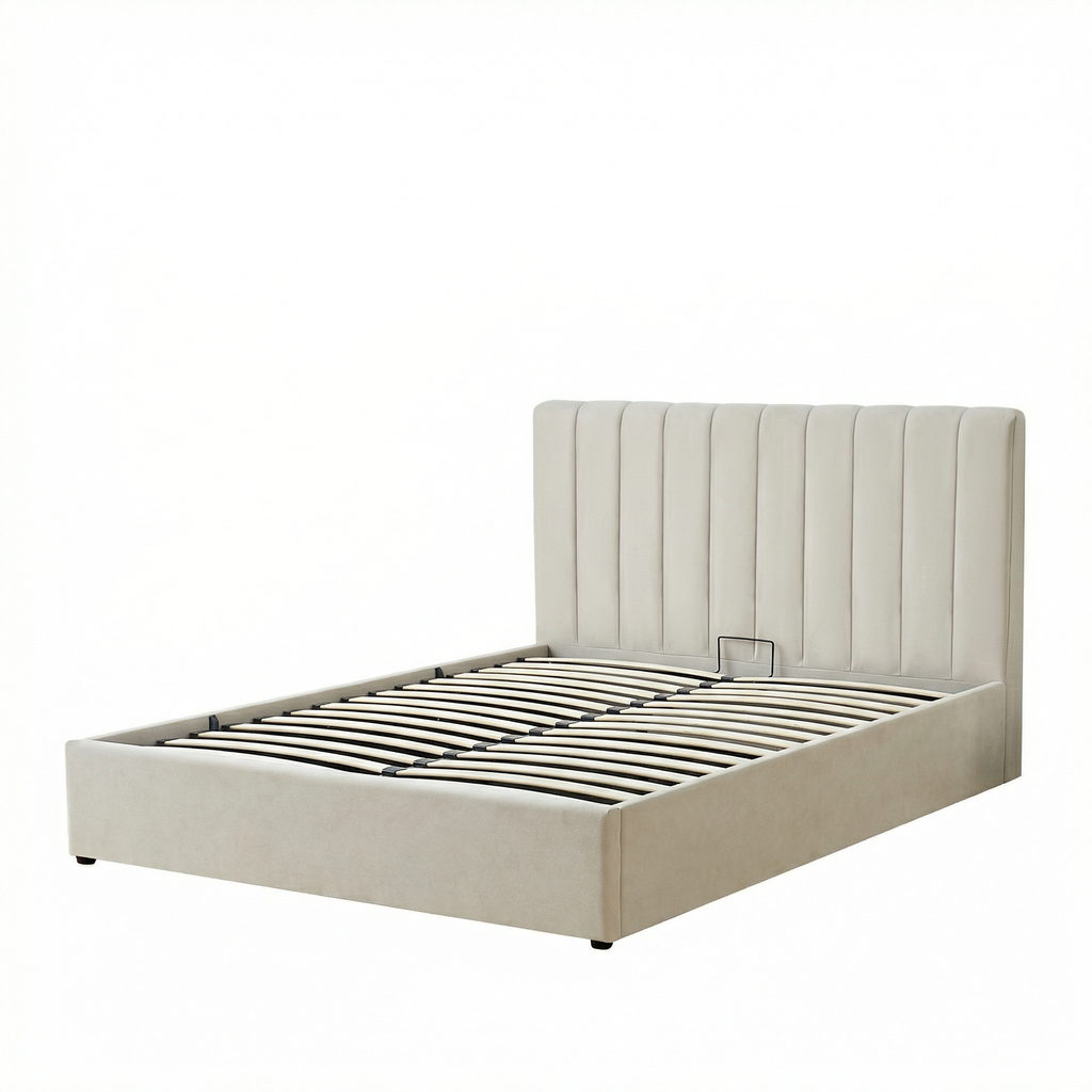 Harold Kingsize Ottoman Storage Bed with Memory Foam Mattress (5 COLOUR CHOICES)