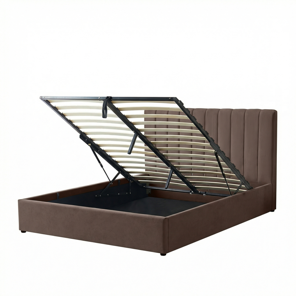 Harold Kingsize Ottoman Storage Bed with Memory Foam Mattress (5 COLOUR CHOICES)