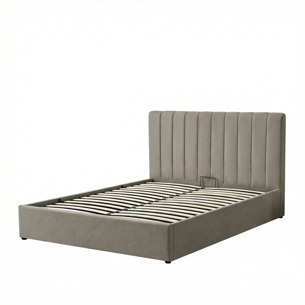 Harold Kingsize Ottoman Storage Bed with Memory Foam Mattress (5 COLOUR CHOICES)