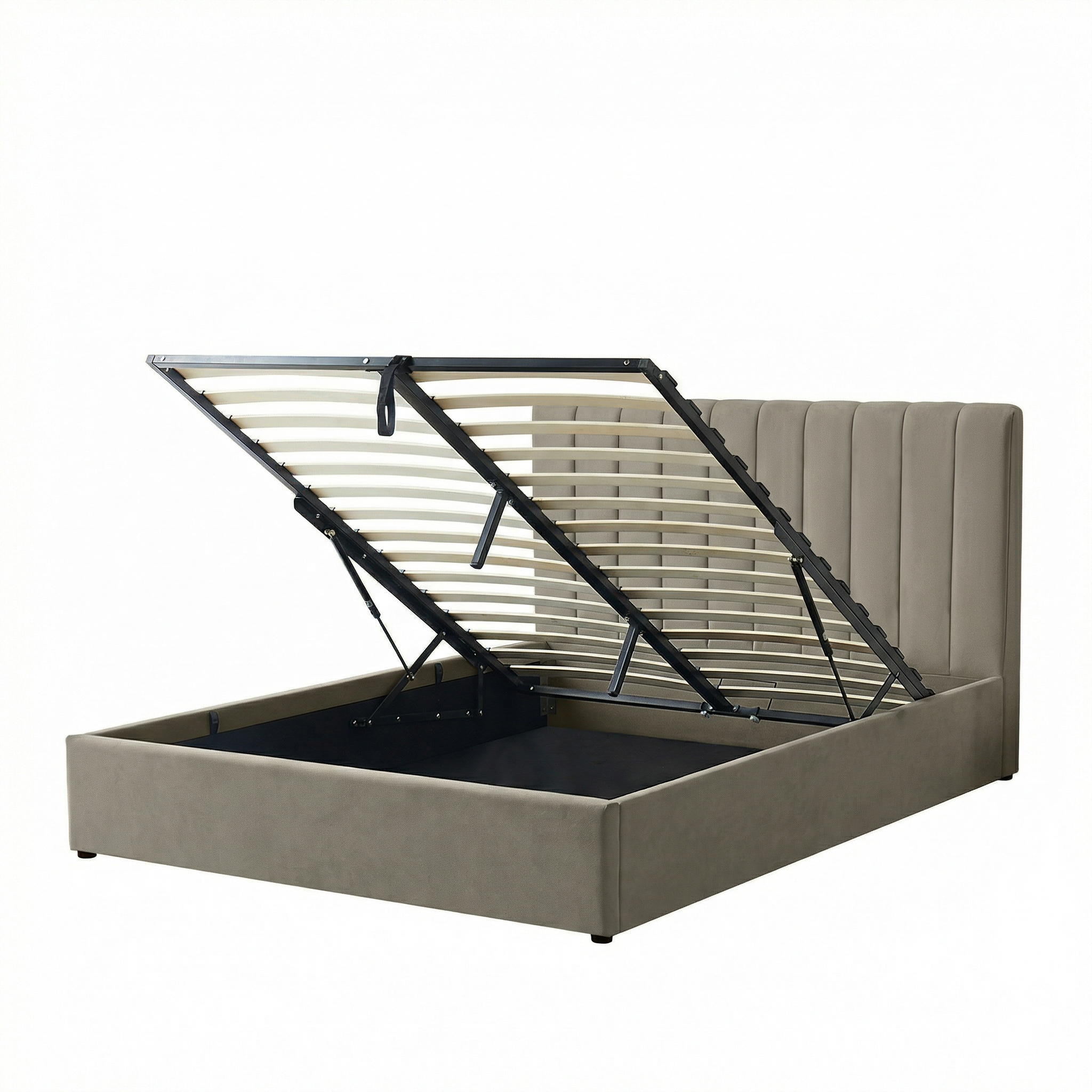 Harold Kingsize Ottoman Storage Bed with Memory Foam Mattress (5 COLOUR CHOICES)