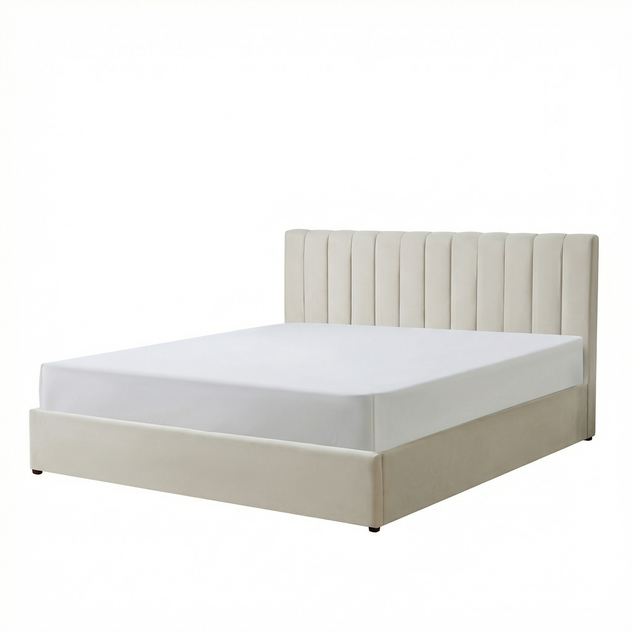 Harold Super-King Ottoman Storage Bed with Memory Foam Mattress (5 COLOUR CHOICES)