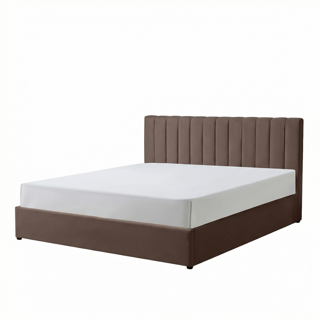 Harold Super-King Ottoman Storage Bed with Memory Foam Mattress (5 COLOUR CHOICES)