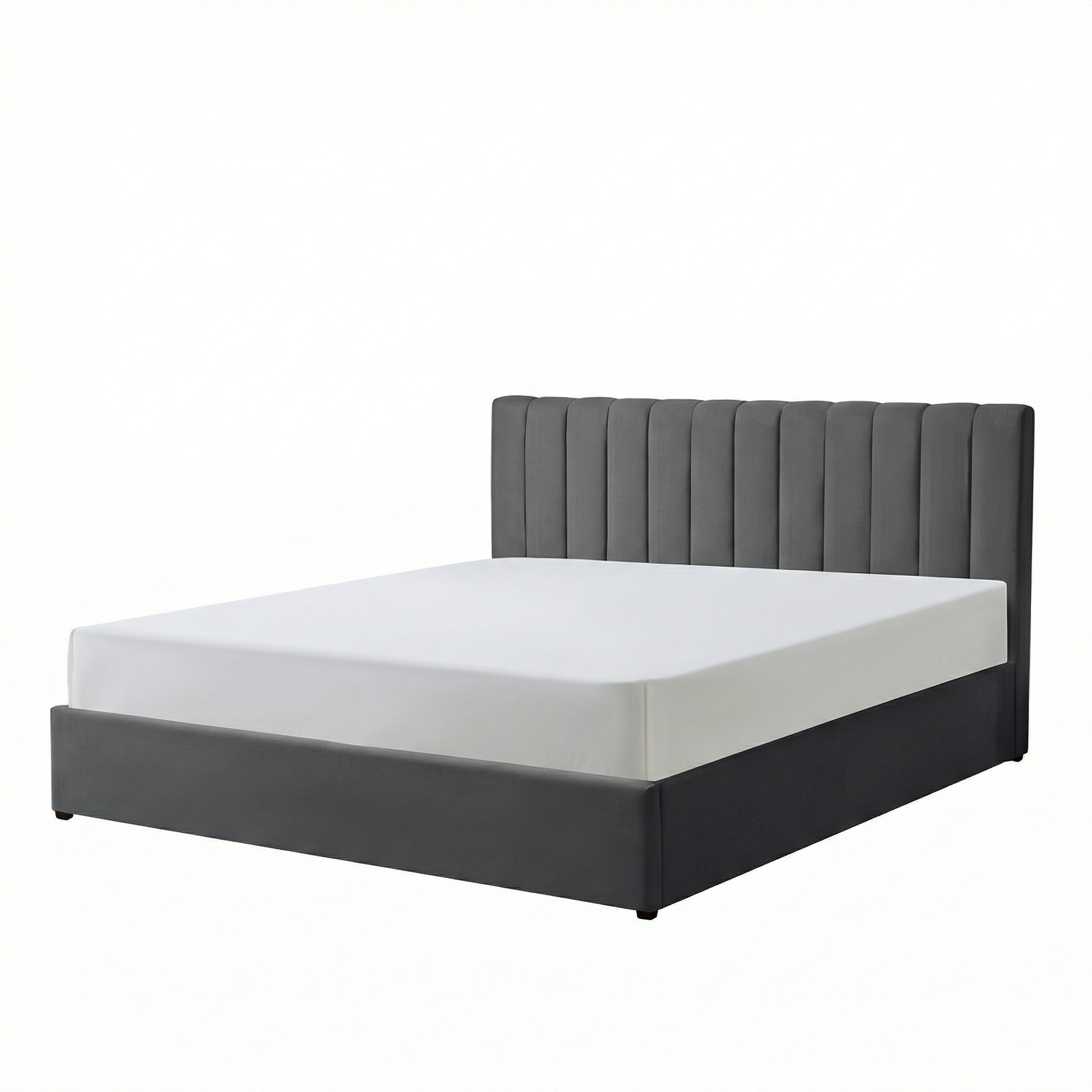 Harold Super-King Ottoman Storage Bed with Memory Foam Mattress (5 COLOUR CHOICES)