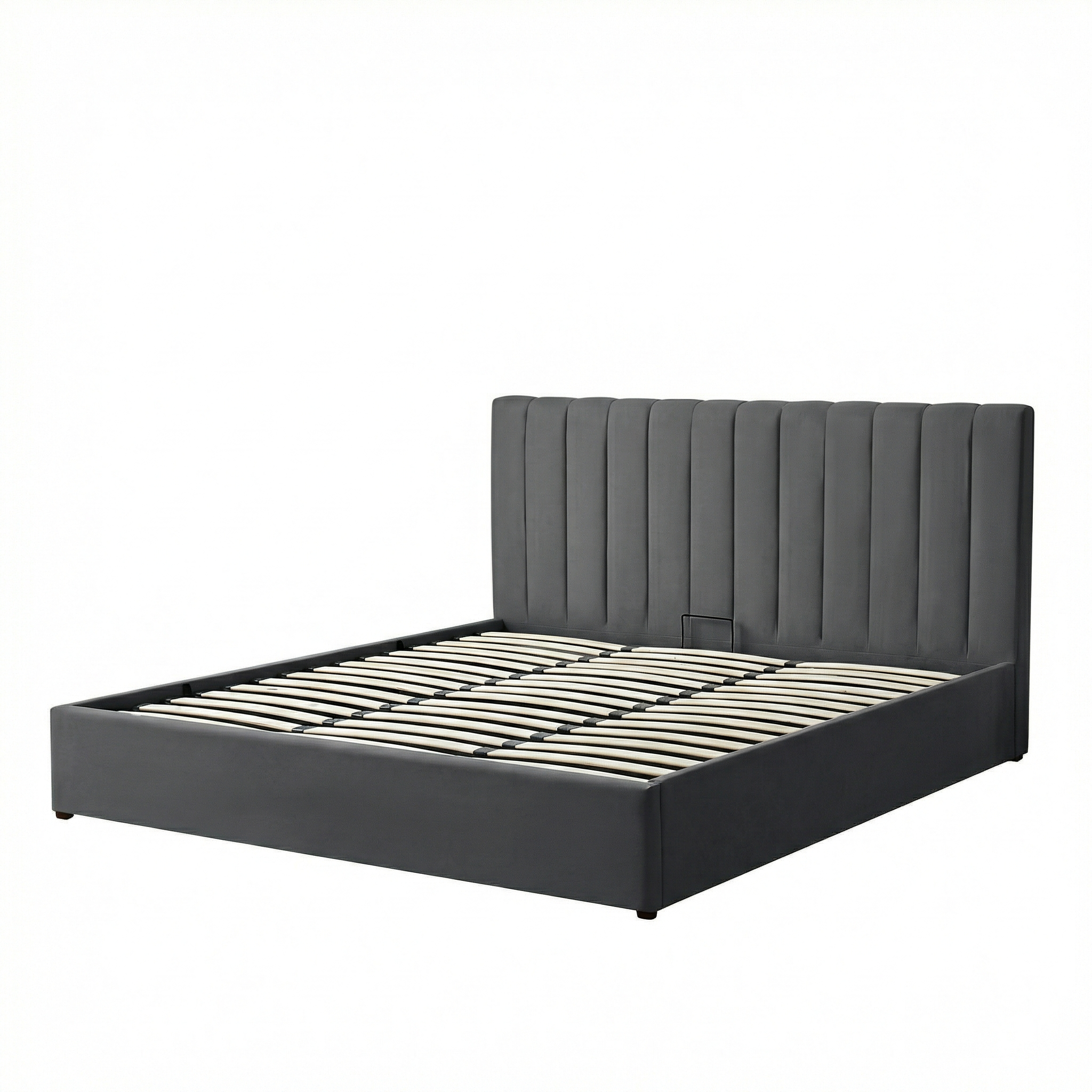 Harold Super-King Ottoman Storage Bed with Memory Foam Mattress (5 COLOUR CHOICES)