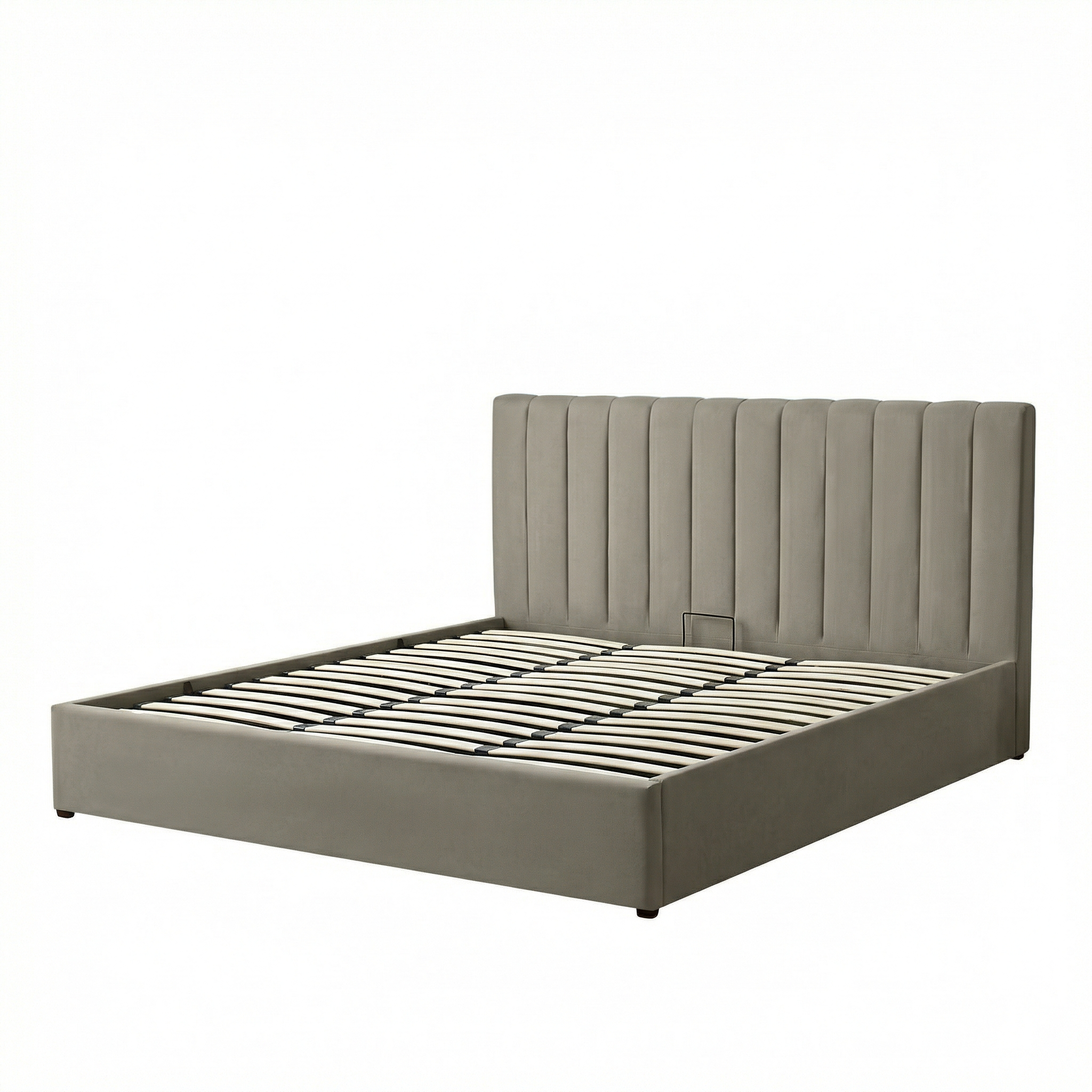 Harold Super-King Ottoman Storage Bed with Memory Foam Mattress (5 COLOUR CHOICES)