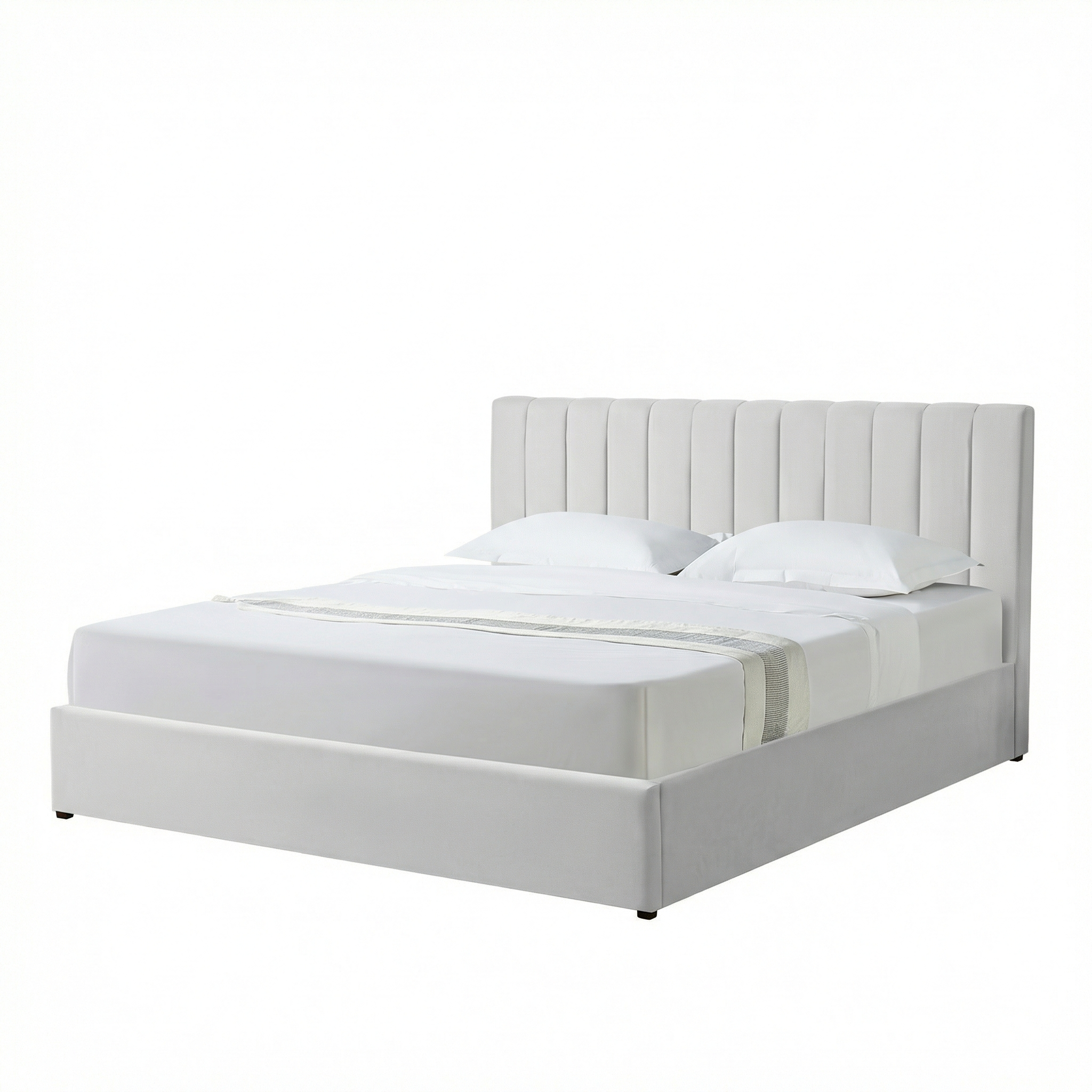 Harold Super-King Ottoman Storage Bed with Memory Foam Mattress (5 COLOUR CHOICES)