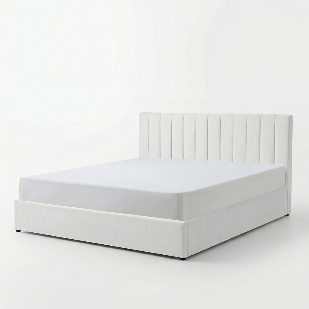 Harold Super-King Ottoman Storage Bed with Memory Foam Mattress (5 COLOUR CHOICES)