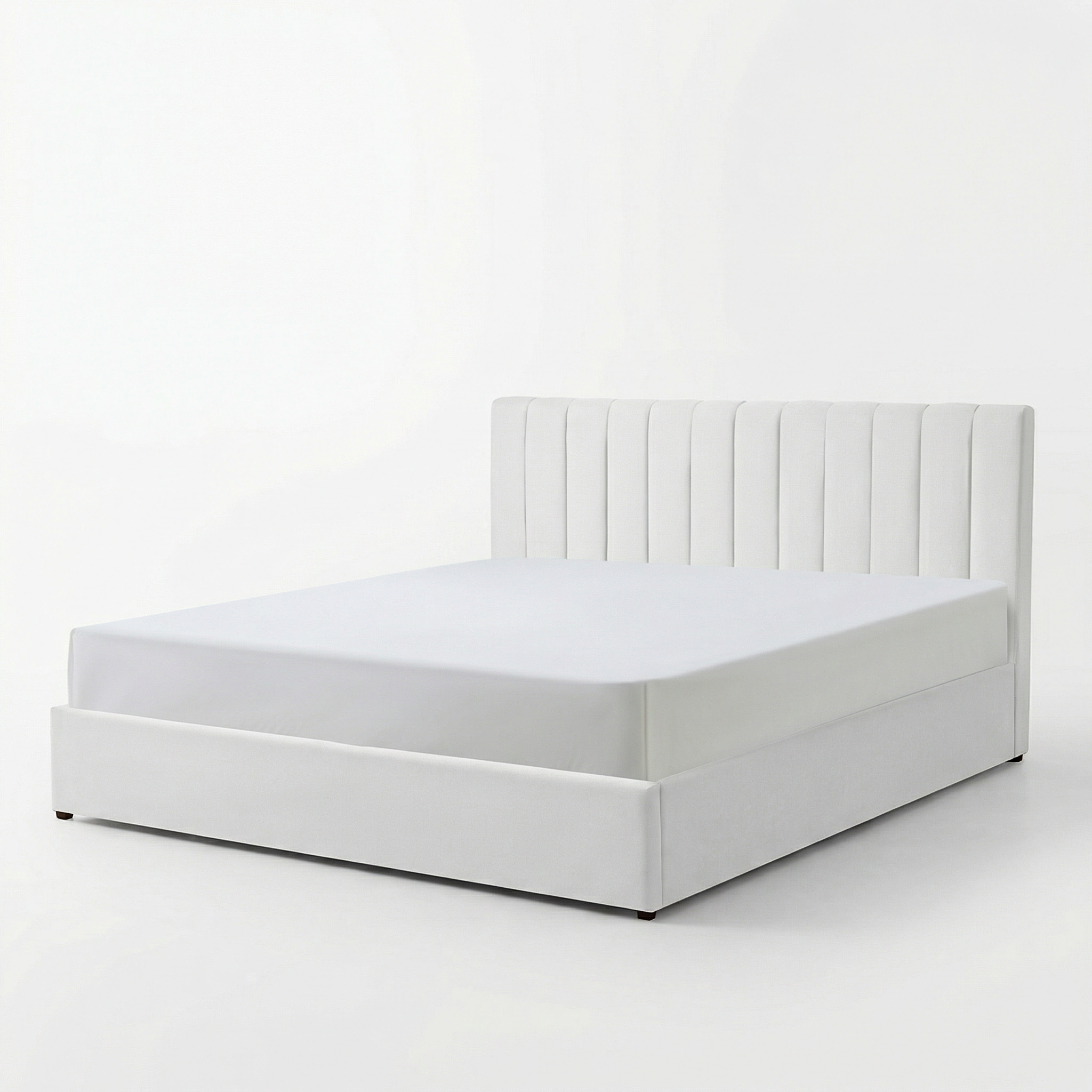 Harold Super-King Ottoman Storage Bed with Memory Foam Mattress (5 COLOUR CHOICES)