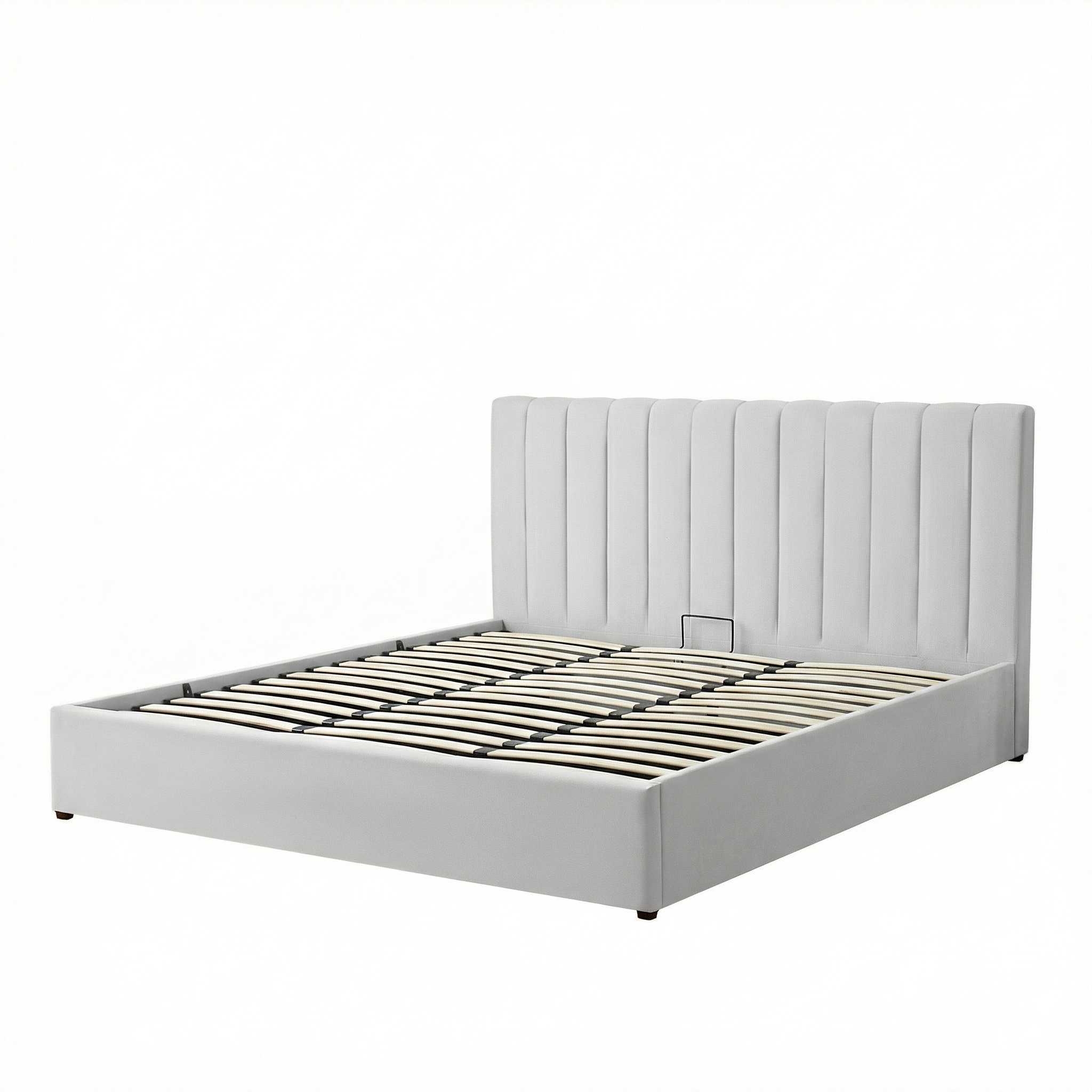 Harold Super-King Ottoman Storage Bed with Memory Foam Mattress (5 COLOUR CHOICES)