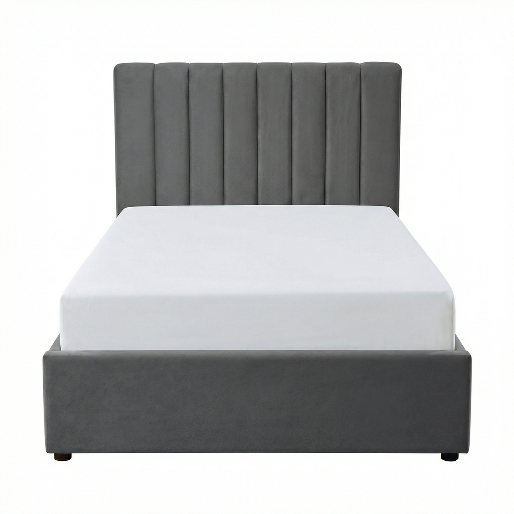 Harold Single Ottoman Storage Bed with Memory Foam Mattress (4 COLOUR CHOICES)