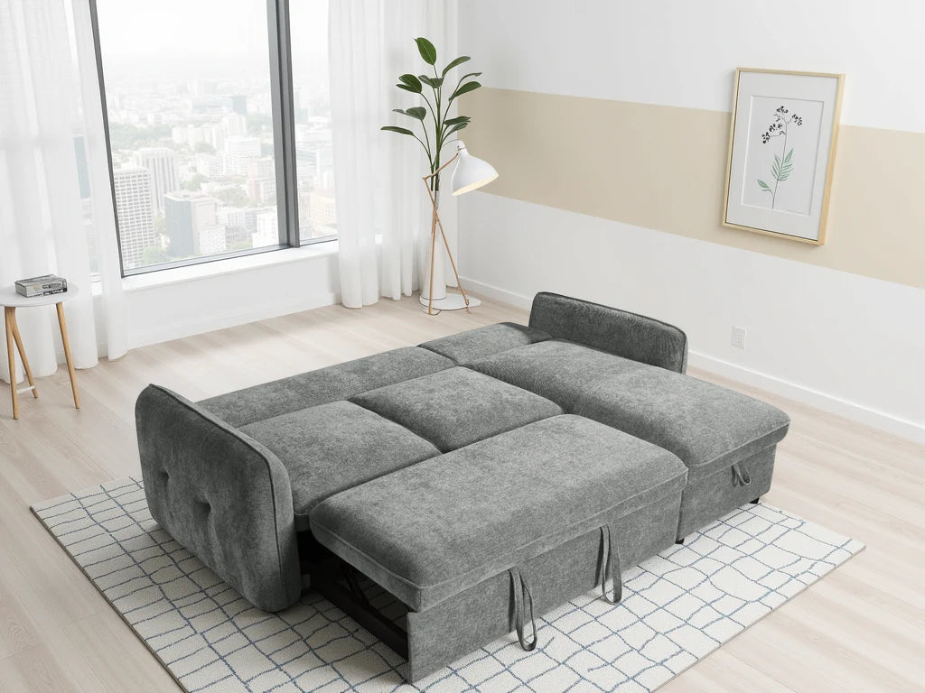 Moscow Sofabed Grey Universal Corner