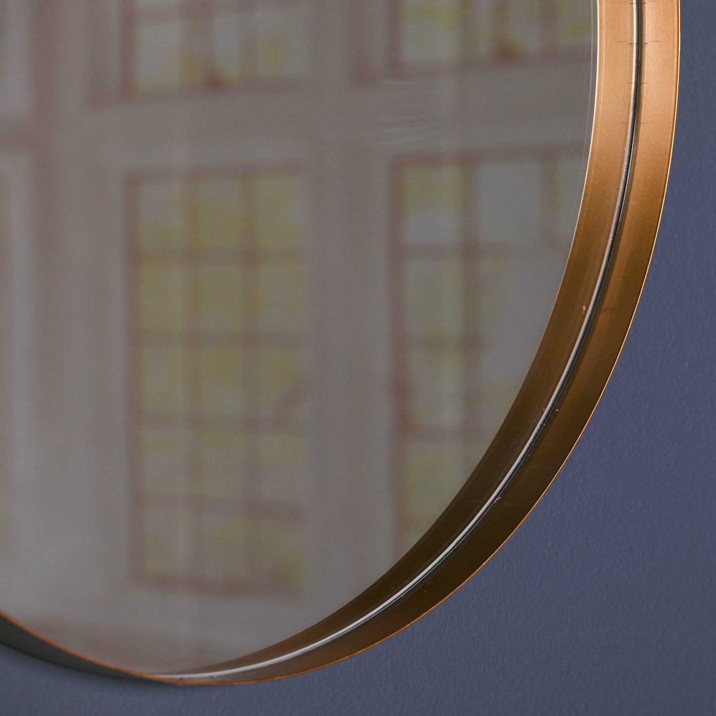 80cm Gold Round Wall Mirror