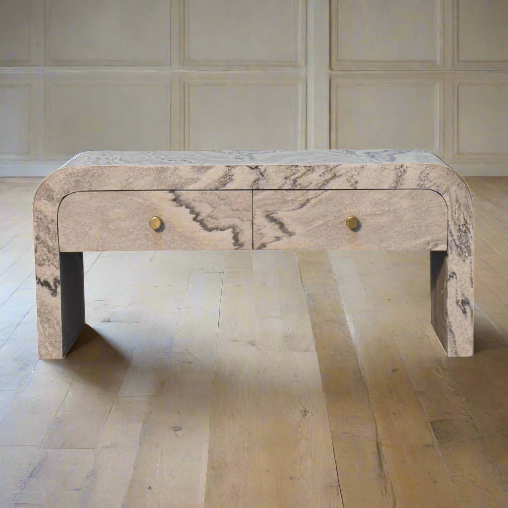 Marble effect media unit Heritage Home UK