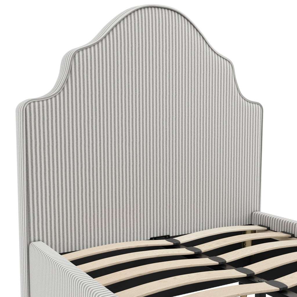 Harmony Home Grey Thin Stripe Single Bed