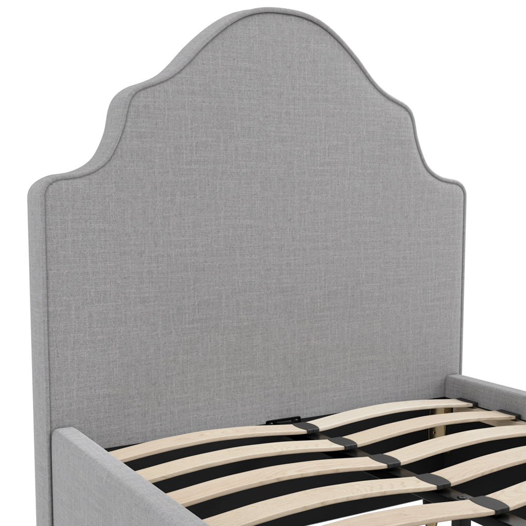Harmony Home Grey Single Bed