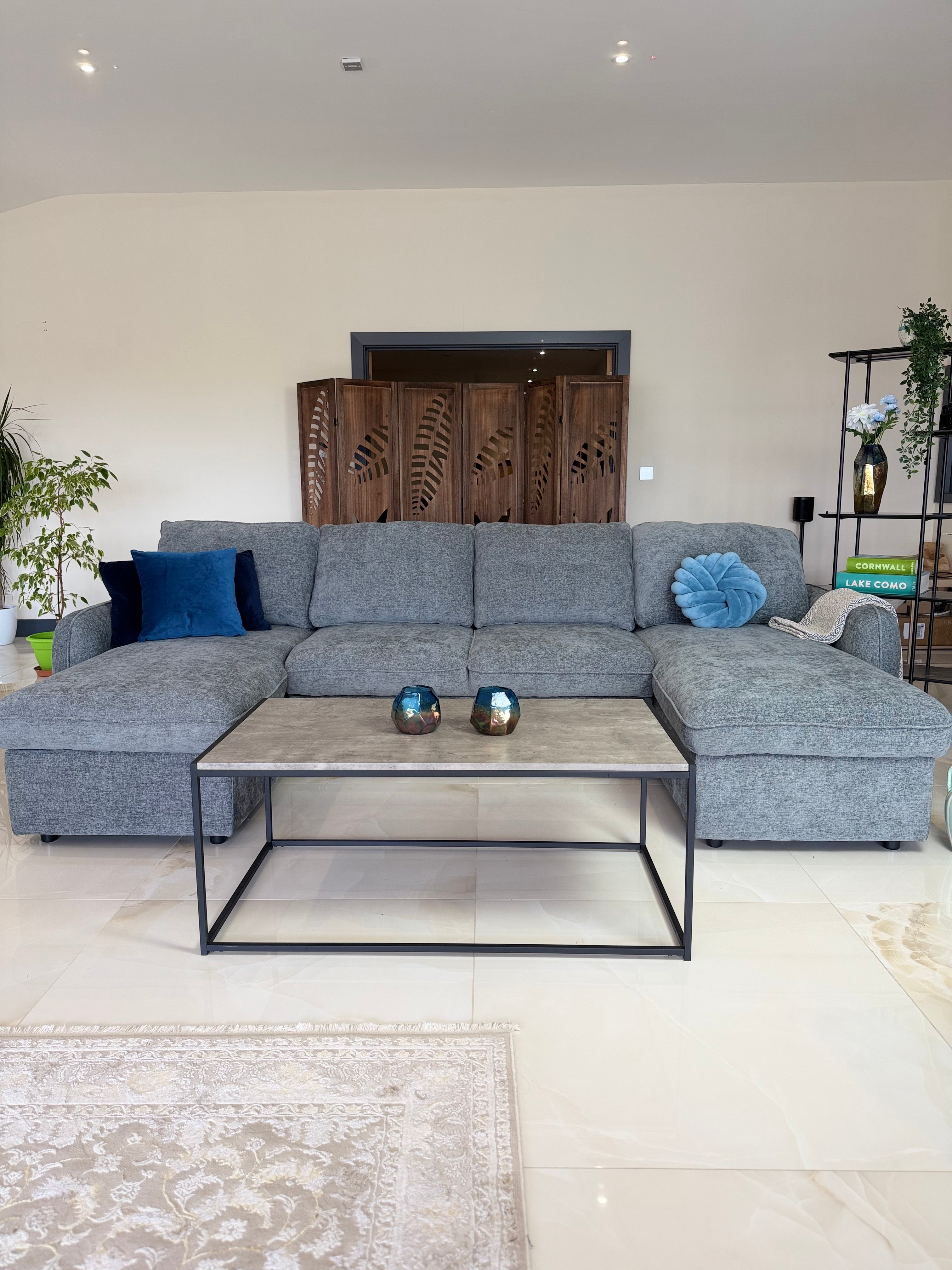Moscow Sofabed Grey U Shape Corner