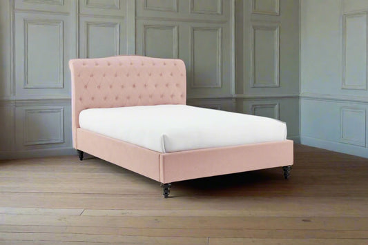Pink Classical Style Kingsize Bed At Heritage Home UK