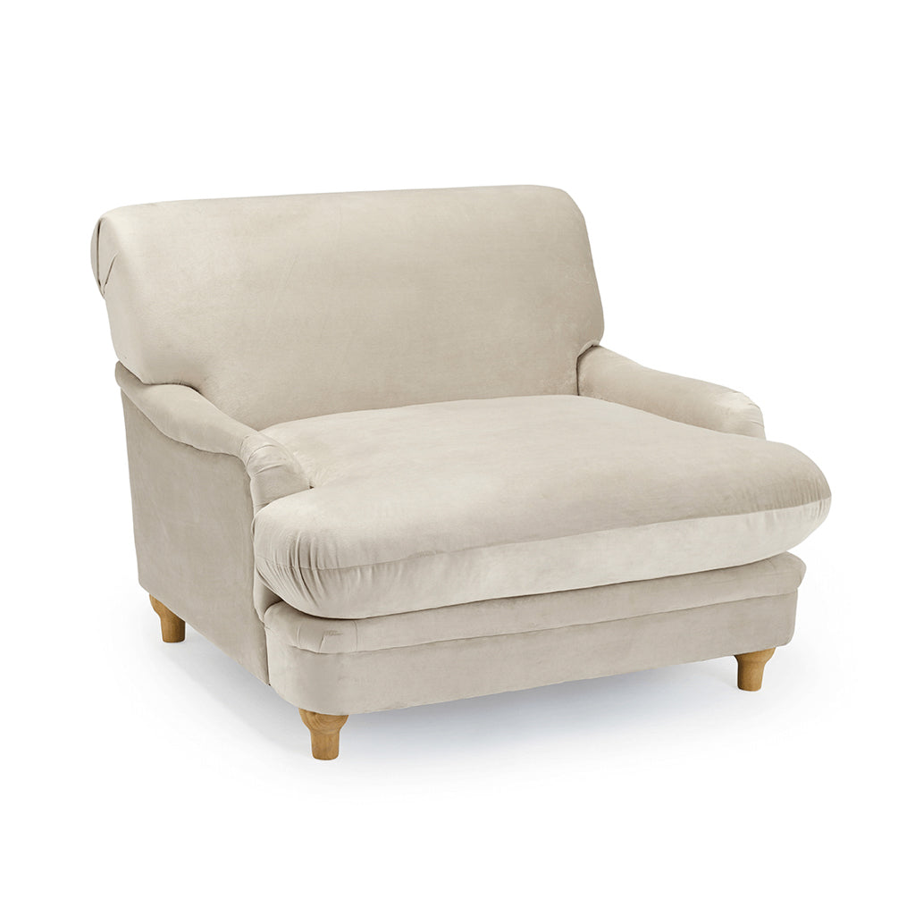 Harry Christian Home Love Seat In Beige