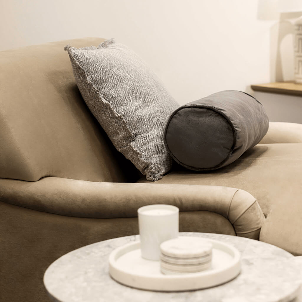 Harry Christian Home Love Seat In Beige