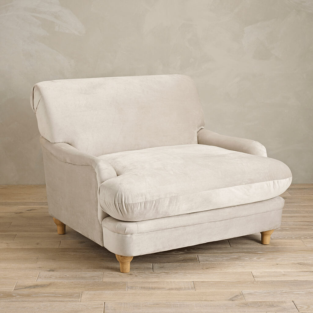 Harry Christian Home Love Seat In Beige